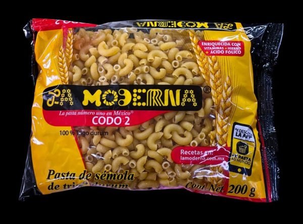 Sopa la moderna codo 2, caja c/20 pz