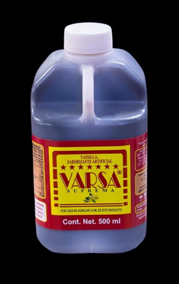 Vainilla 500 ml MARCA VARSA , caja c/32 pz