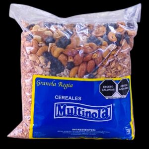 Granola regia empaquetada, caja c/10 kg
