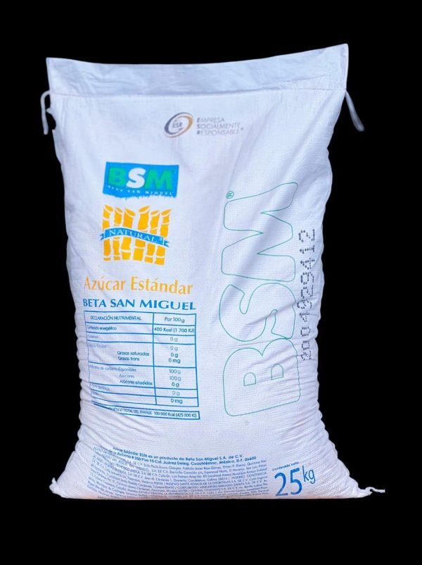 Azúcar a granel, bulto c/25 kg
